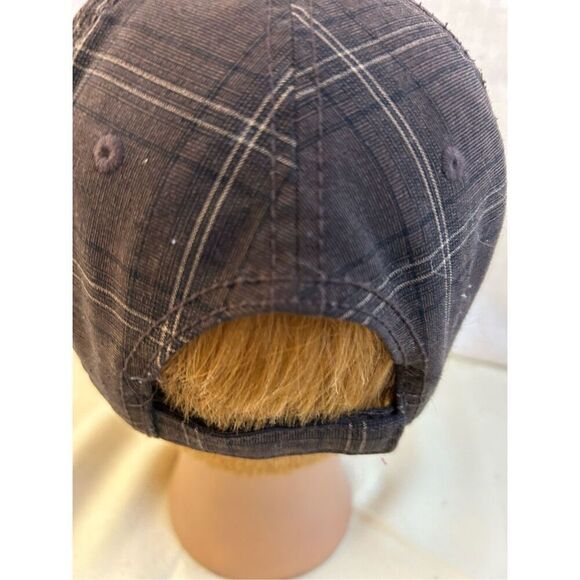 Guinness baseball cap hat bottle opener rn#115665 brown plaid - Picture 4 of 8